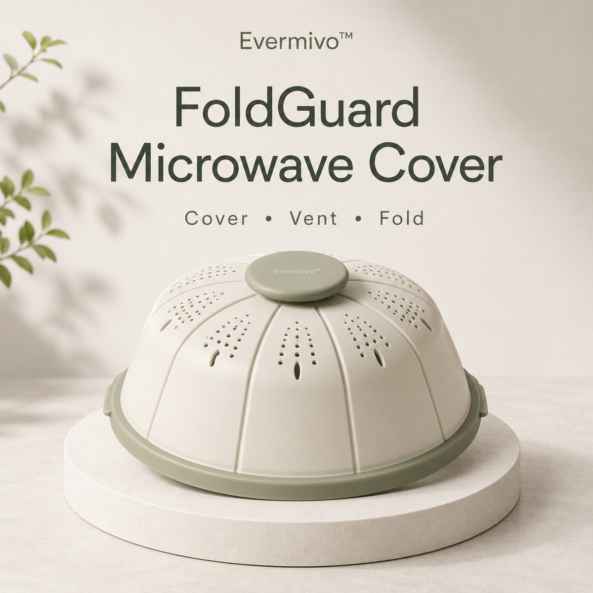 Evermivo™ FoldGuard Microwave Cover