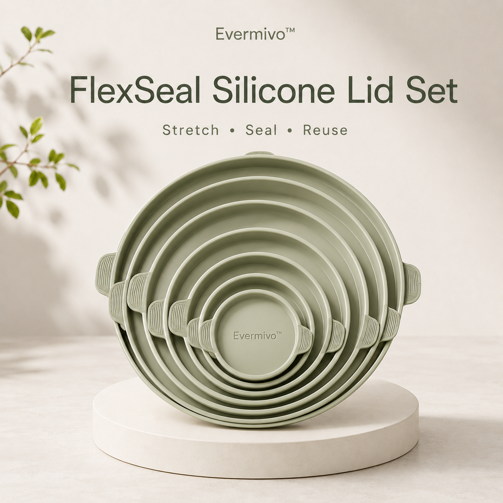 Evermivo™ FlexSeal Silicone Lid Set