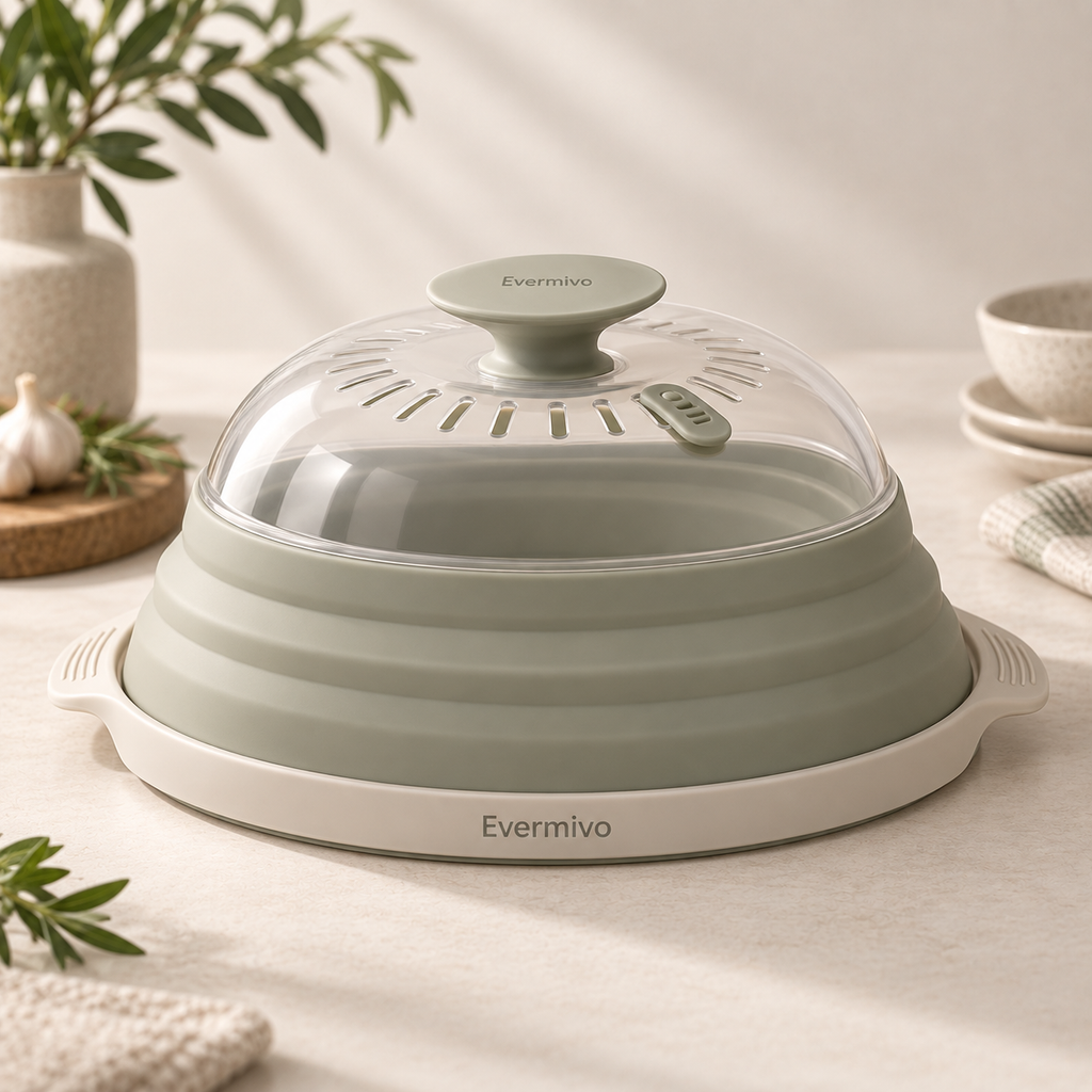 Evermivo™ SteamHalo Microwave Cover