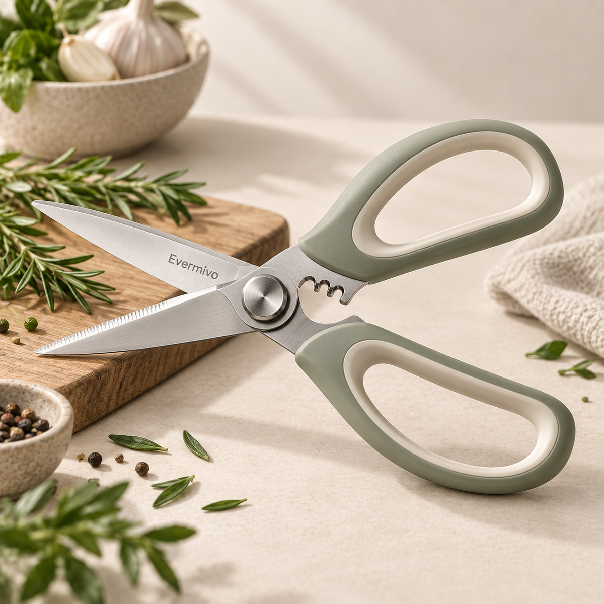 Evermivo™ ArcEdge Kitchen Shears