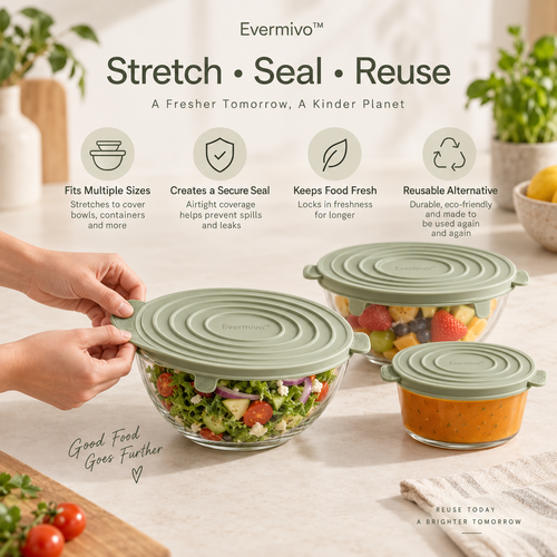 Evermivo™ FlexSeal Silicone Lid Set