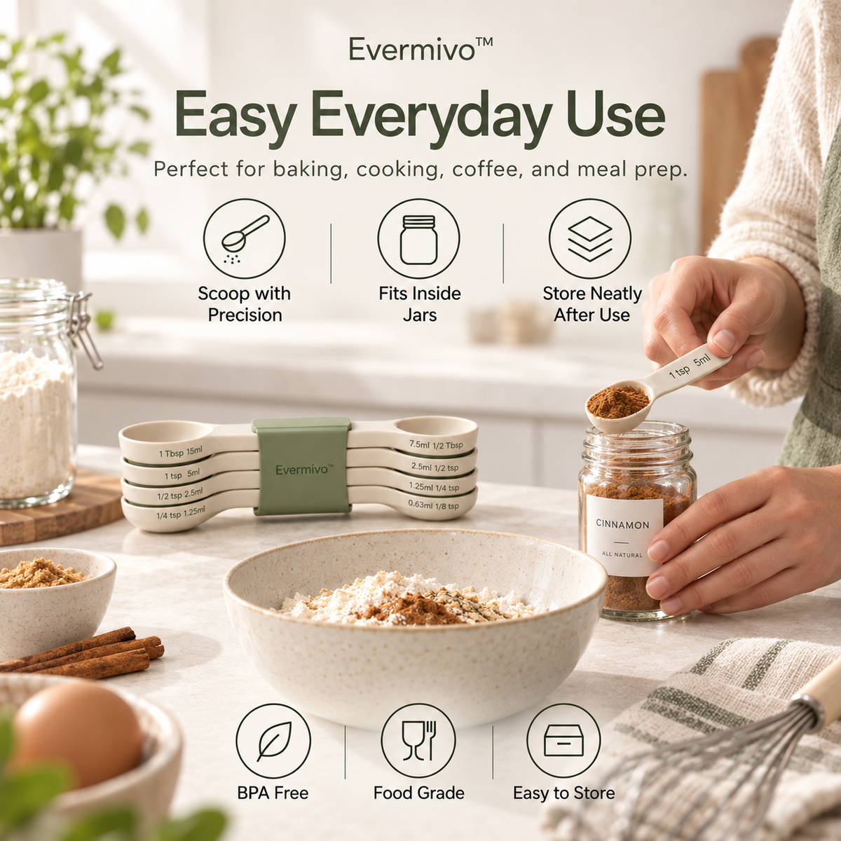 Evermivo™ MagMeasure Spoon Set