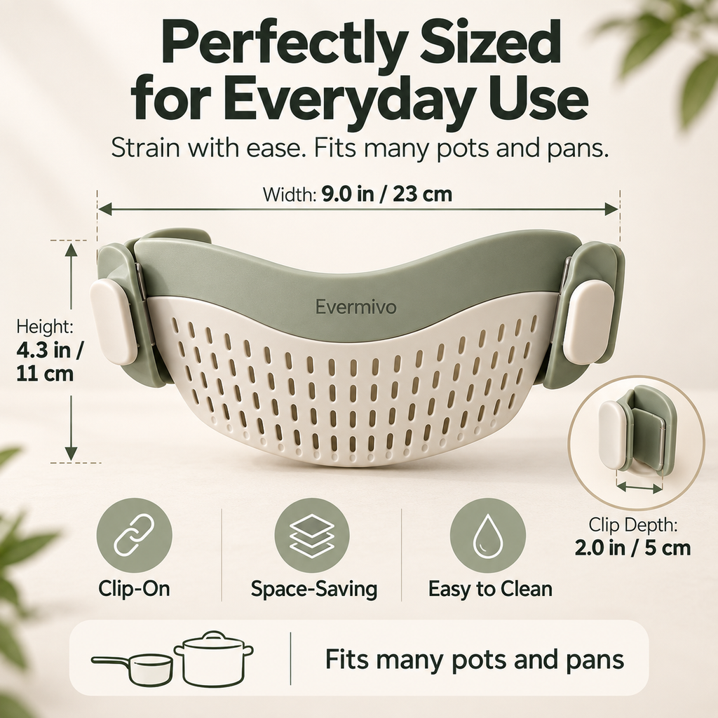 Evermivo™ WaveDrain Pot Strainer