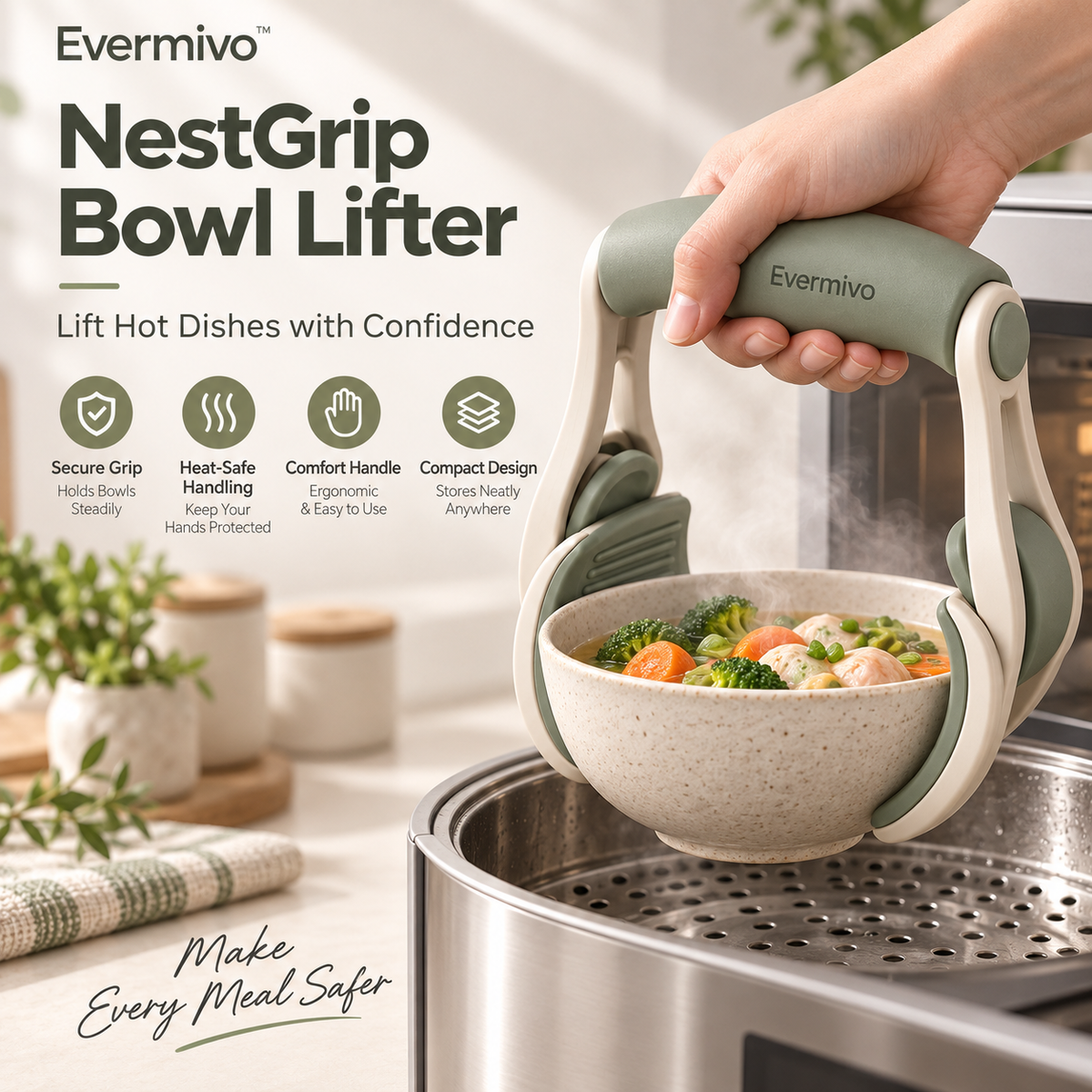 Evermivo™ NestGrip Bowl Lifter