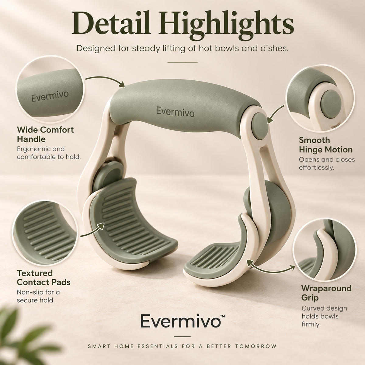 Evermivo™ NestGrip Bowl Lifter